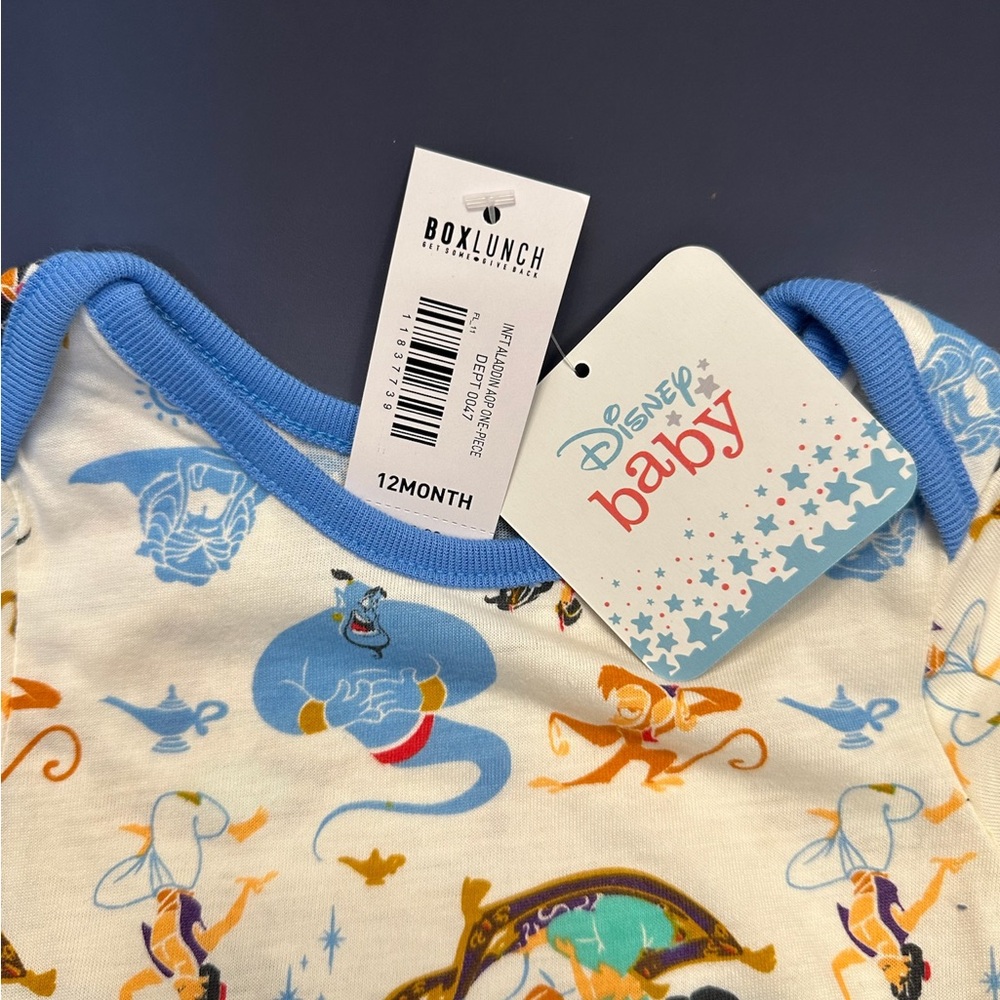 12 month Aladdin baby onesie